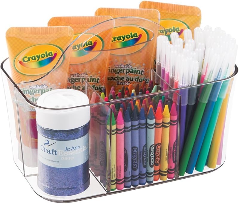 mDesign Plastic Portable Organizer Supplies